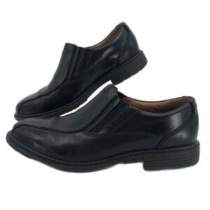 Clarks Black Breathable Comfort Loafers | Handmade in Vietnam